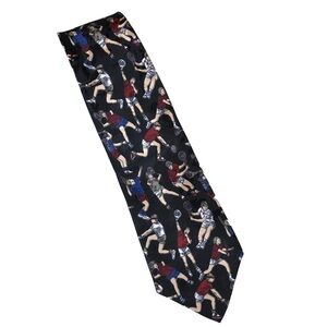 Concerto Vintage Made in USA Mens  Black Tie Tennis Players